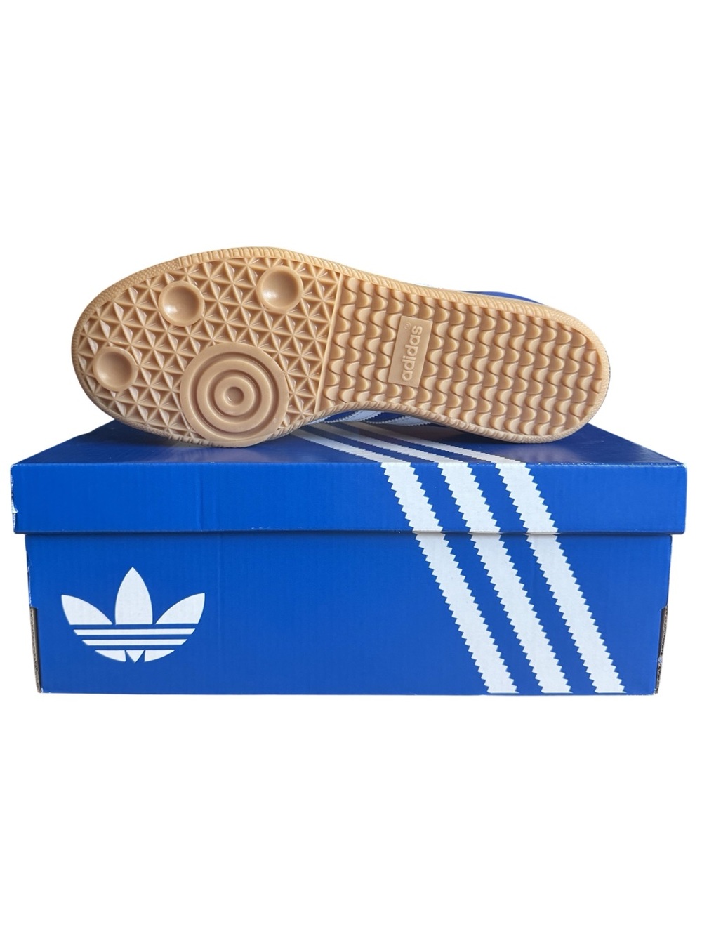 adidas Samba OG Blue White Gum Sneakers Womens 7 / Mens 6 NWT JR0882 w/ Box - Picture 9 of 11